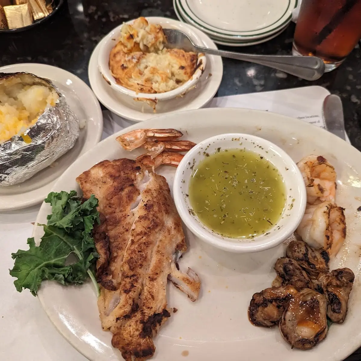 Broiled Seafood Platter