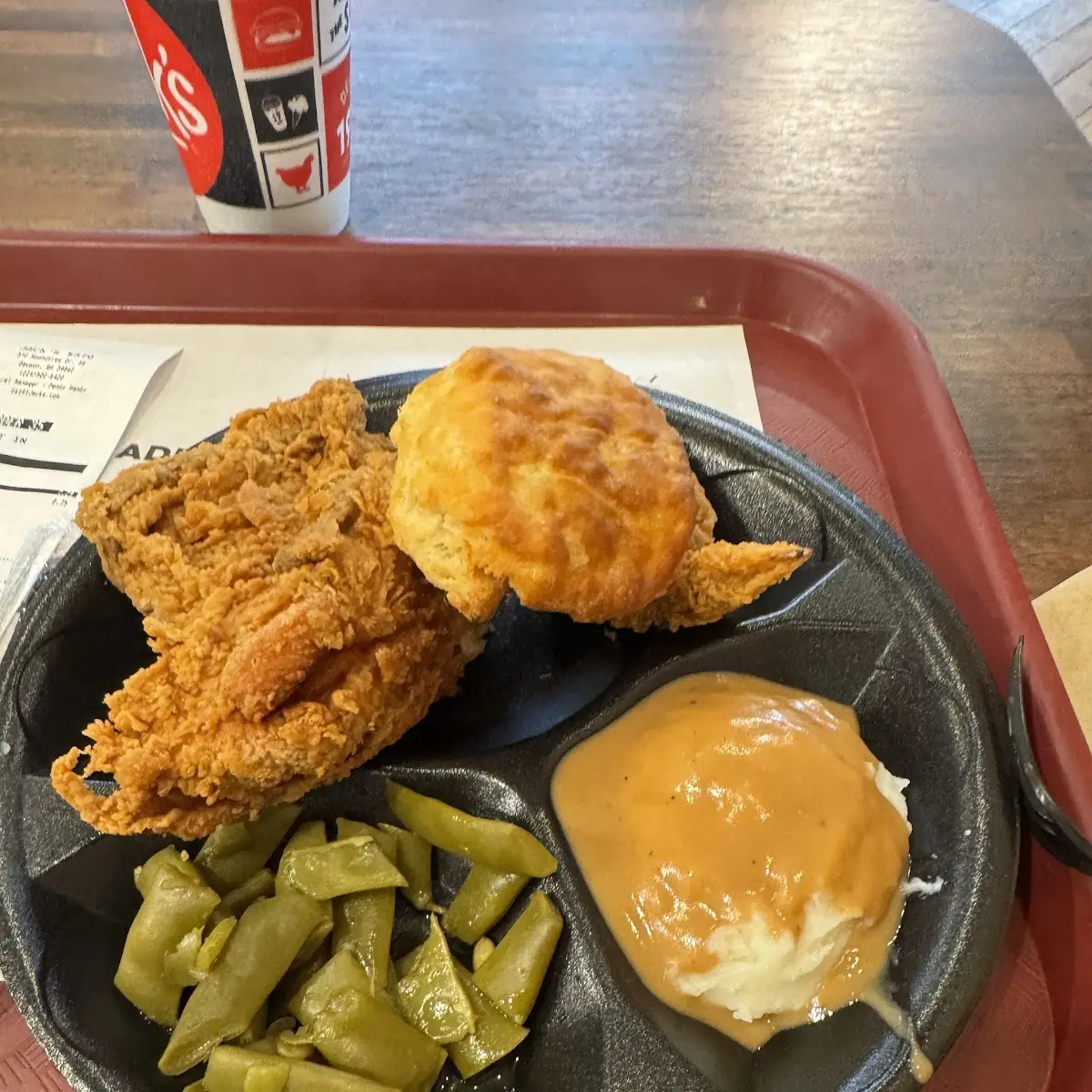 Fried Chicken 2pc with a Biscuit