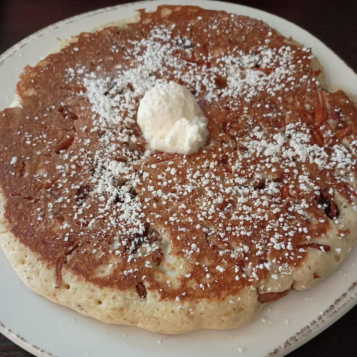 Carrot Cake and Pecan Pancakes