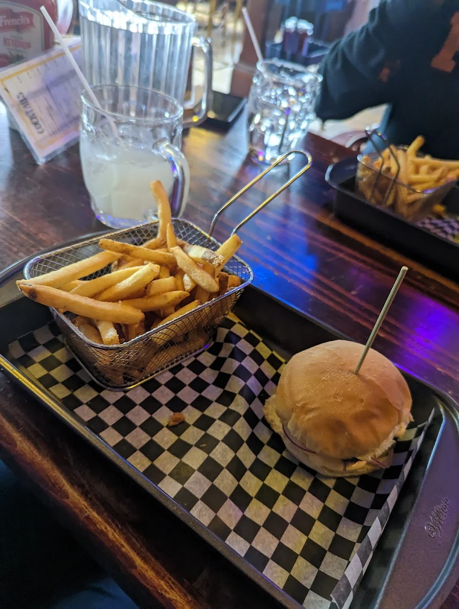 Burger and Fries