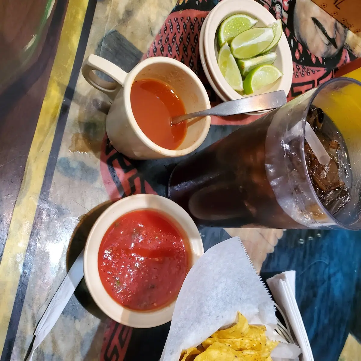 Vegetable Soup and Salsa