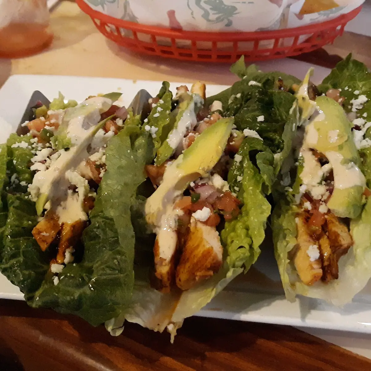Lettuce Chicken Tacos