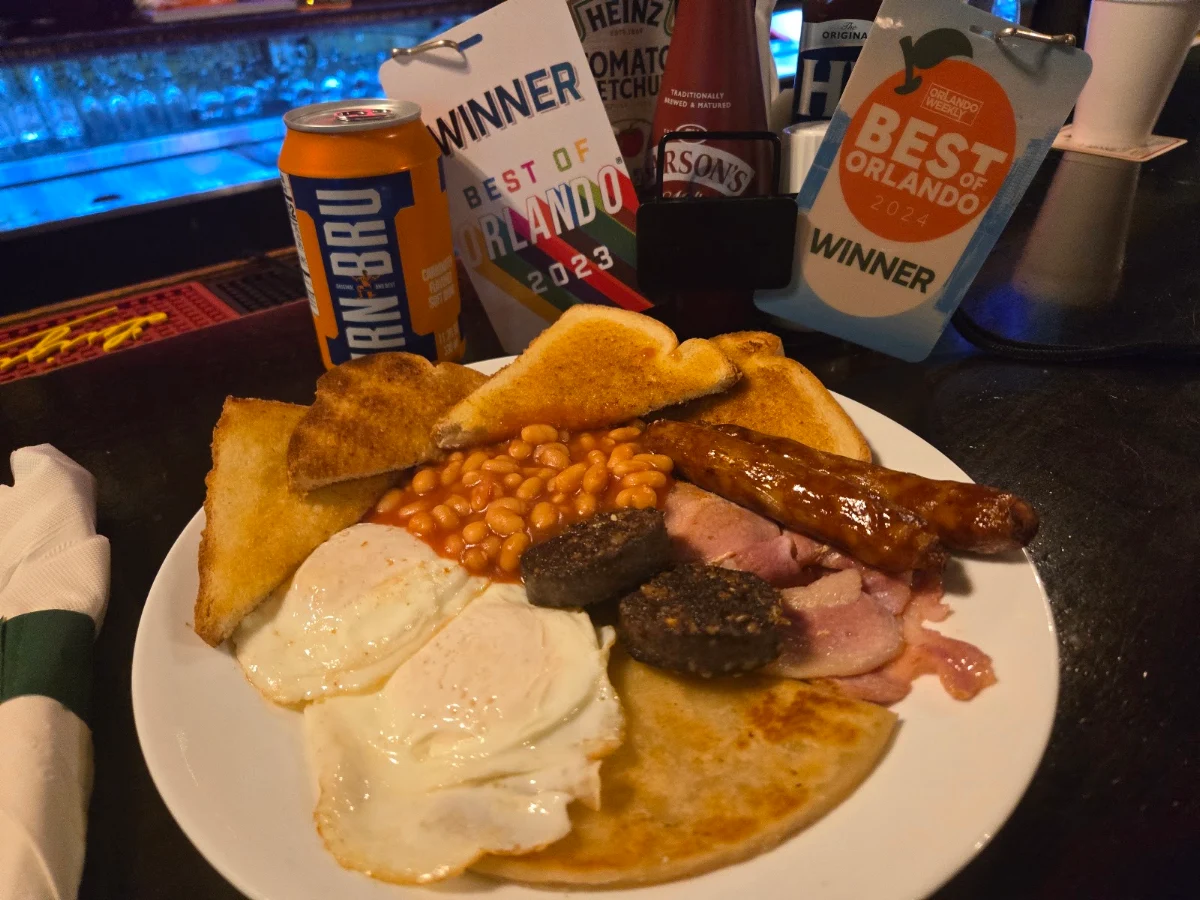 Traditional Full Irish Breakfast Plate