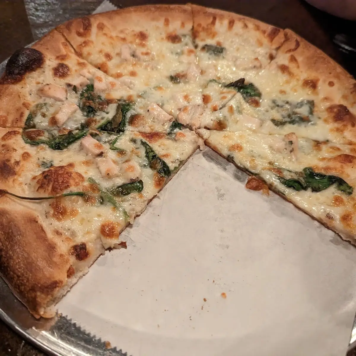 Chicken Alfredo Pizza