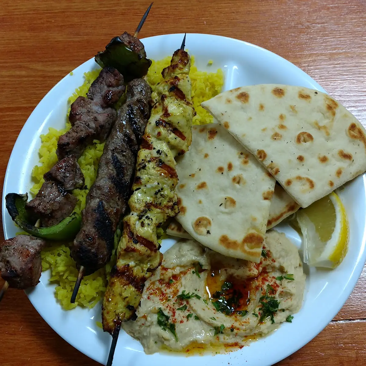 Lamb Kebab Plater