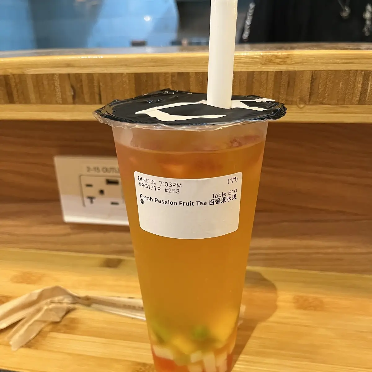 Fresh Passion Fruit Tea