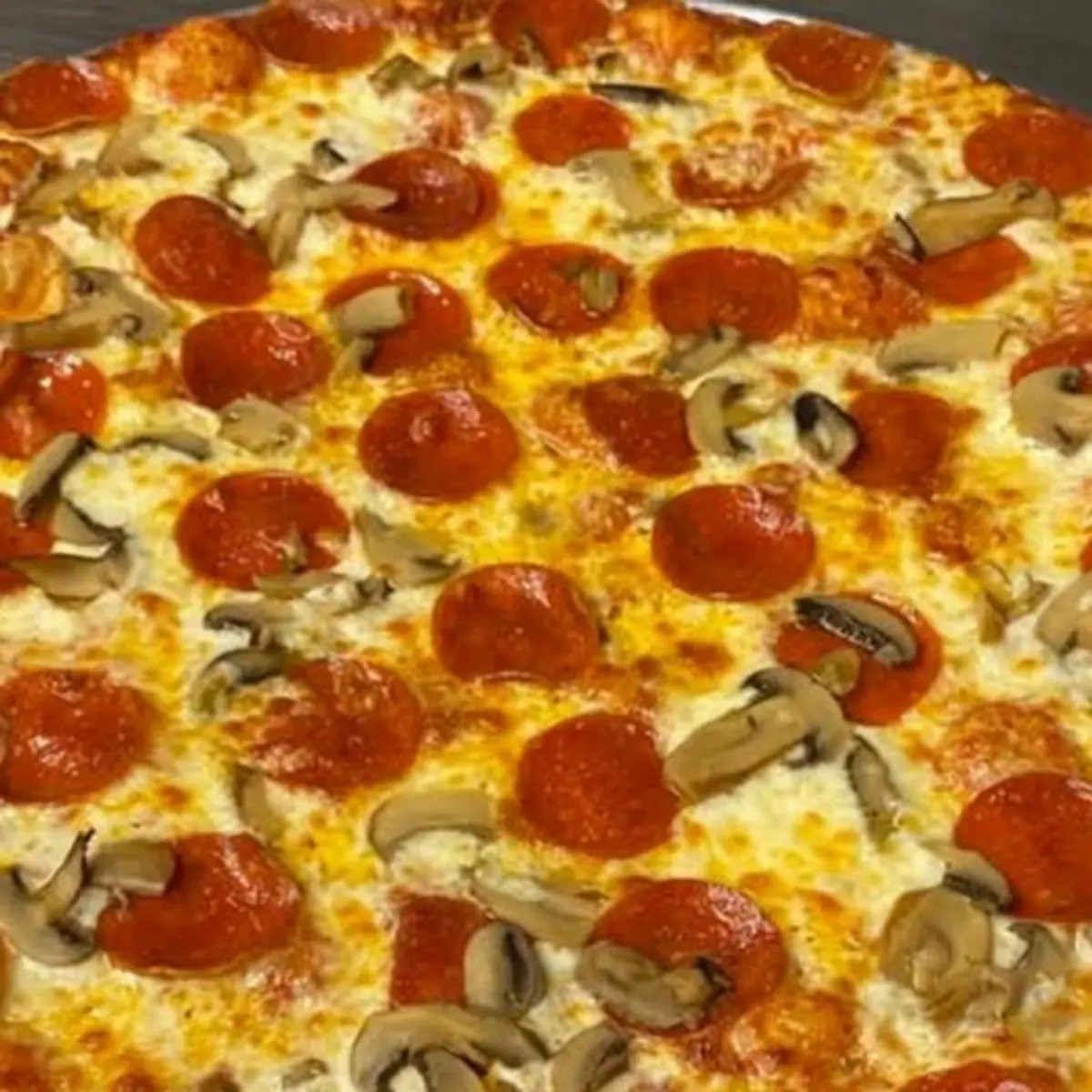 Pepperoni and Mushroom Pizza