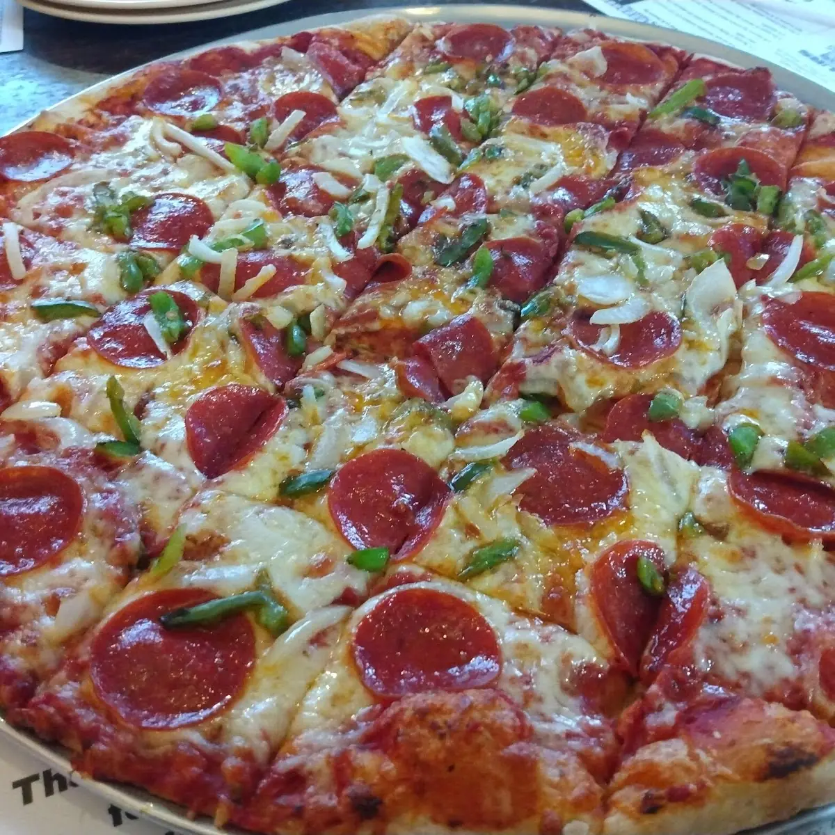 Three Toping Pizza Thin Crust