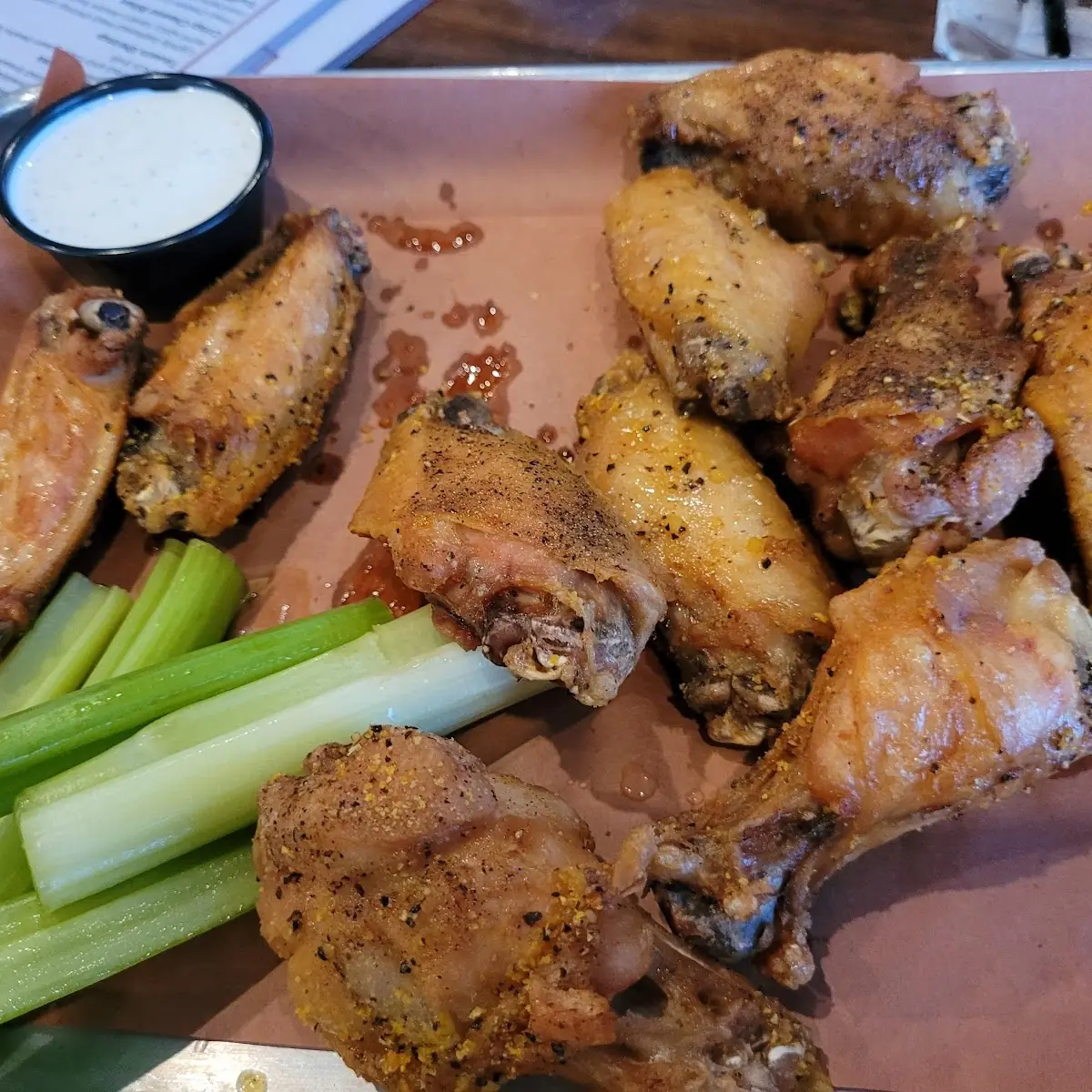 Wings with Lemon Pepper