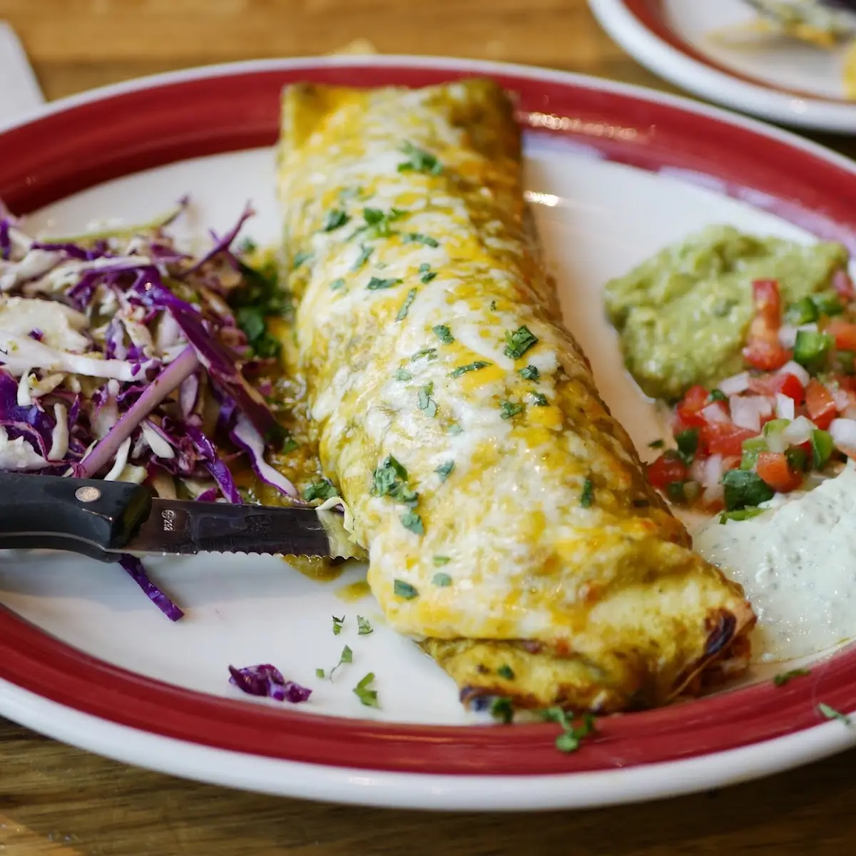 Verde Chicken Burrito