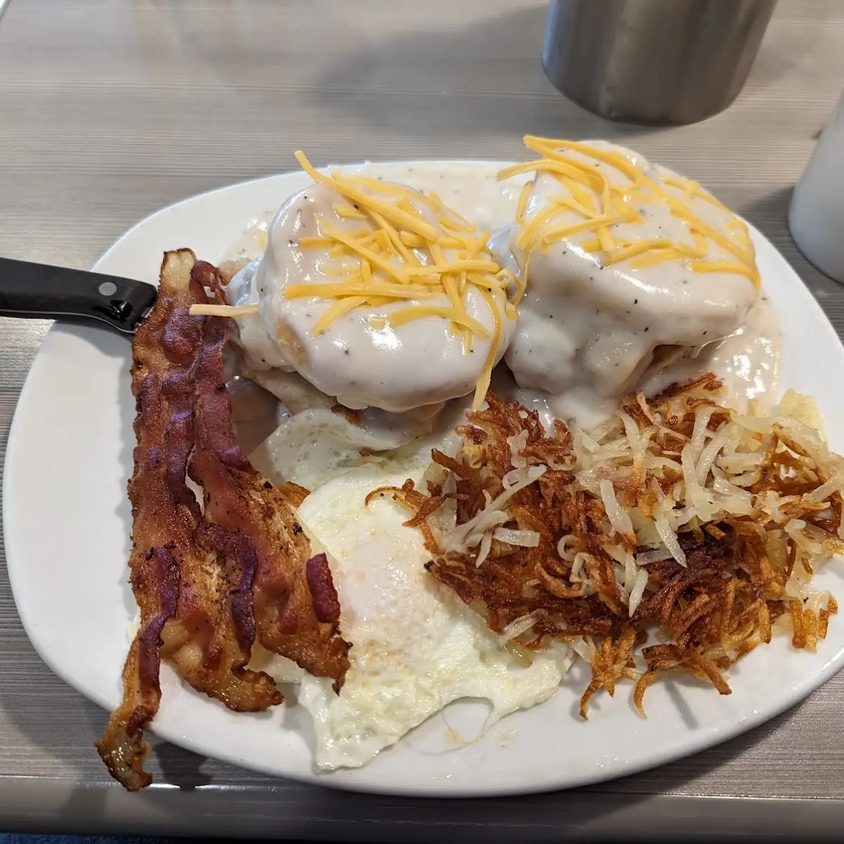 Country Chicken Biscuits and Gravy