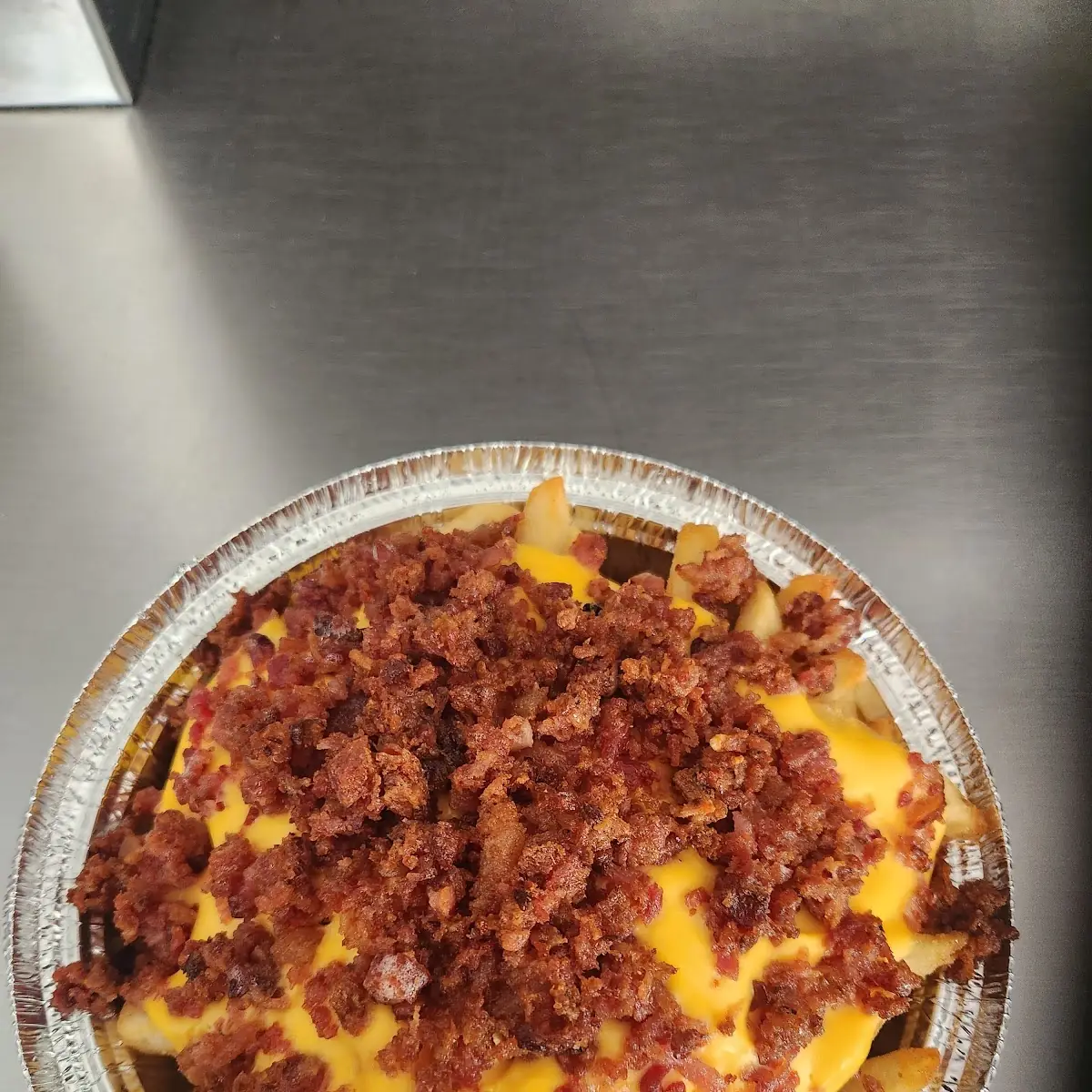 Crazy Fries with Bacon Ranch Dressing and Cheese