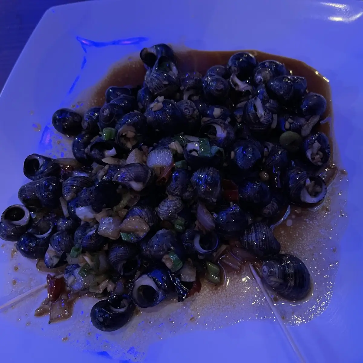 Spicy Stir-Fried Snails