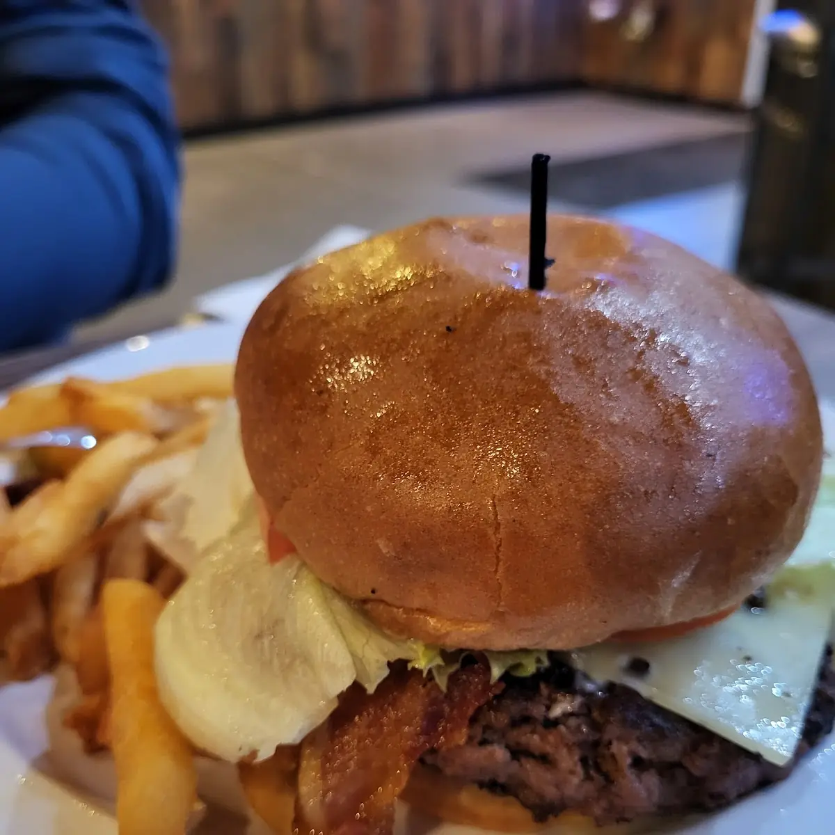 Mushroom Swiss Burger