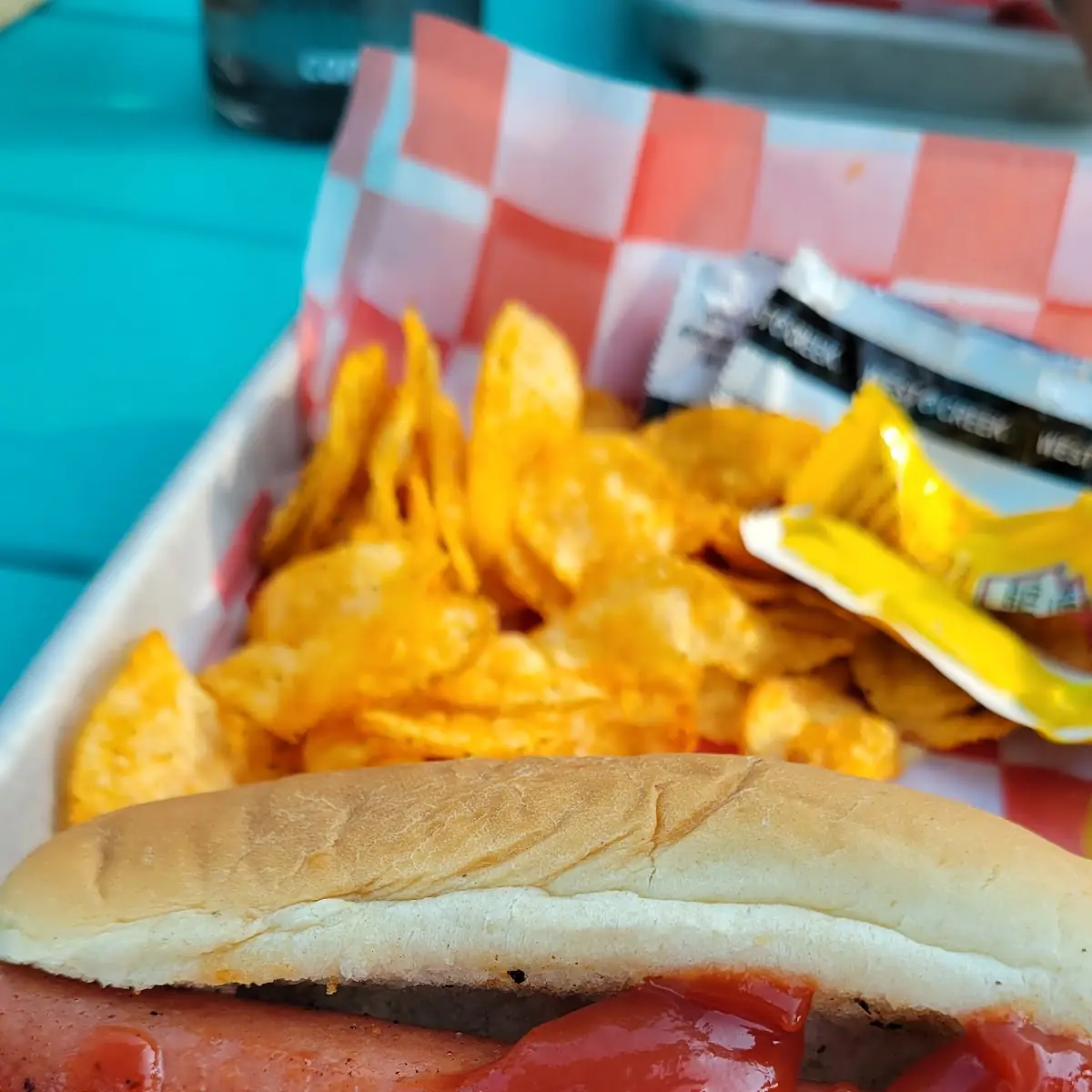 Kids Hot Dog with Chips