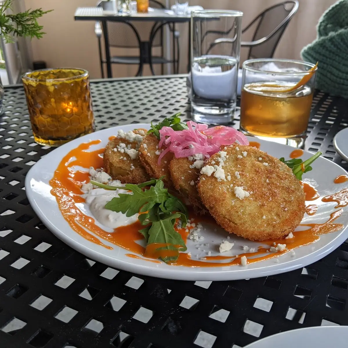 Buffalo Fried Green Tomatoes