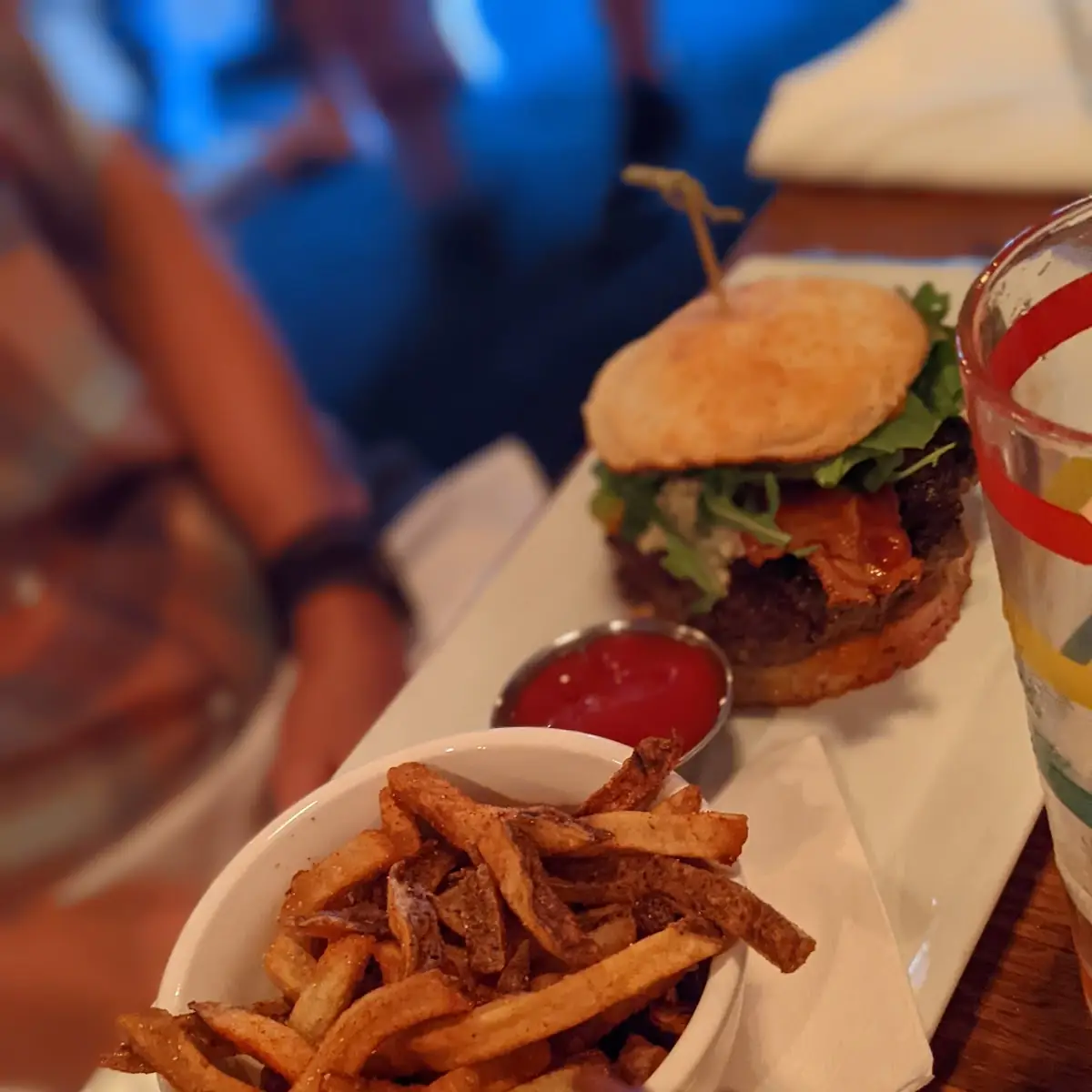 Burger and Fries