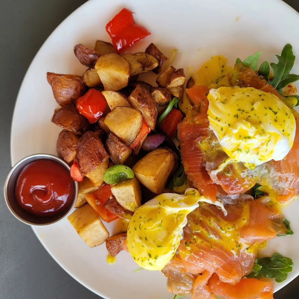 House-Smoked Salmon Benedict