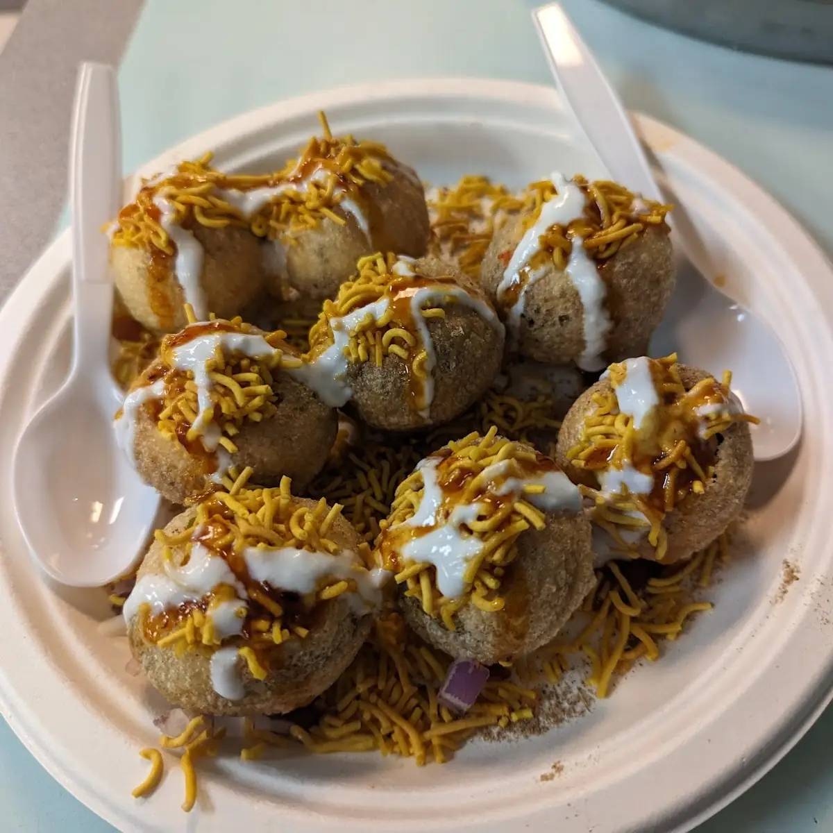 Dahi Batata Sev Poori