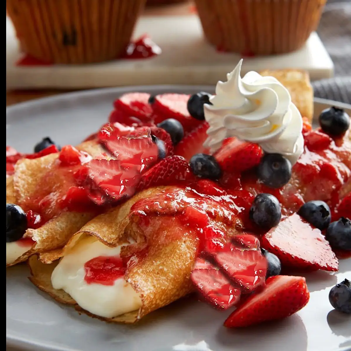 Mixed Berry Crêpes