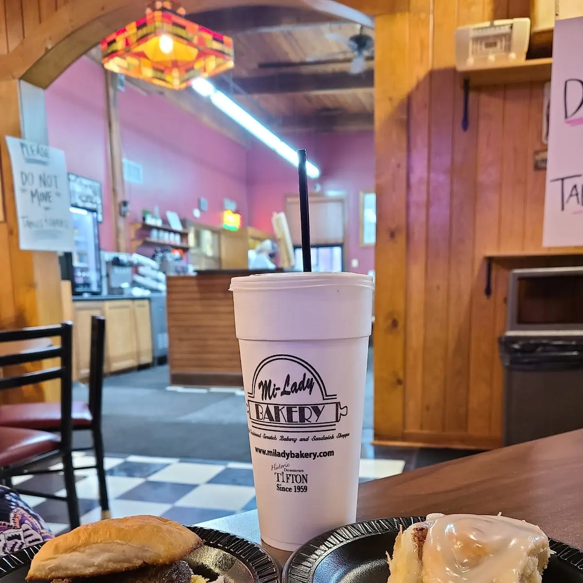 Sausage Egg Roll and Cinnamon Roll