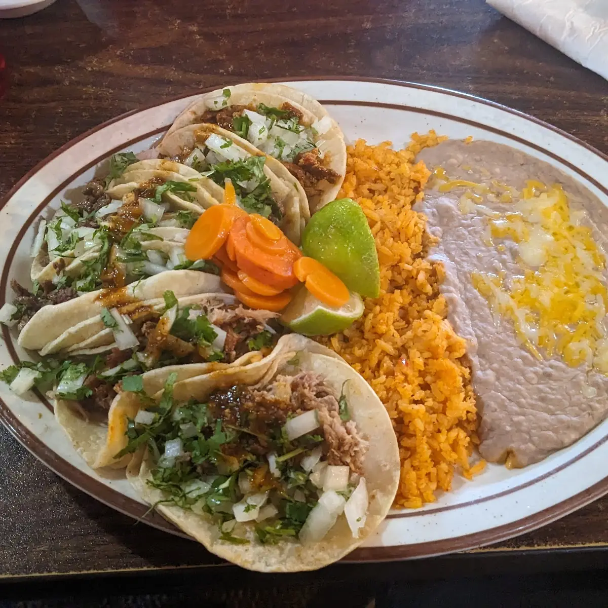 Tacos Rice & Beans