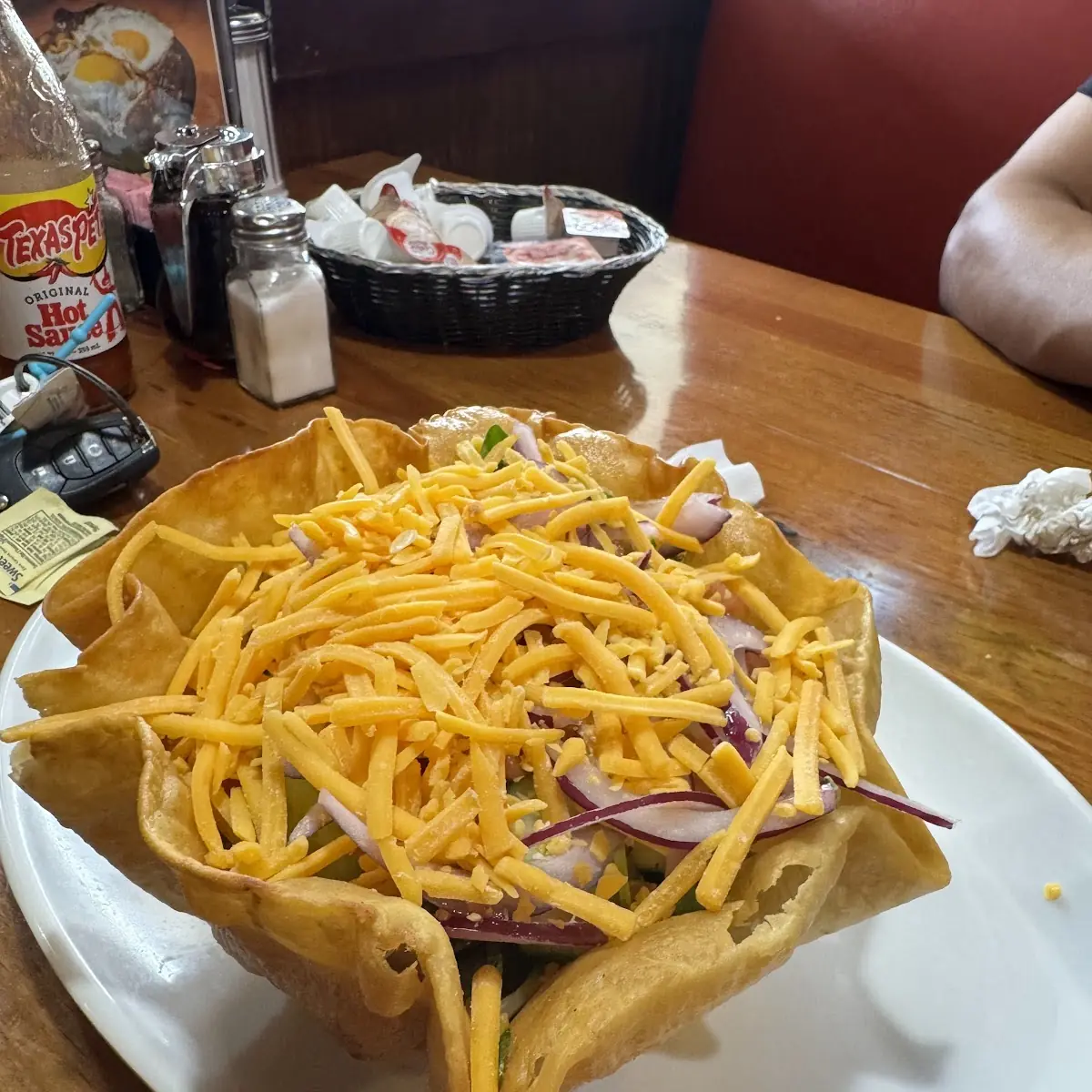 Large Taco Salad with Cheese