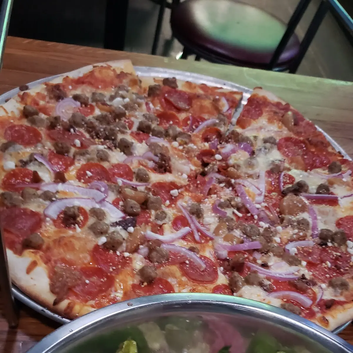 Piccolo Pizza and Caesar Salad
