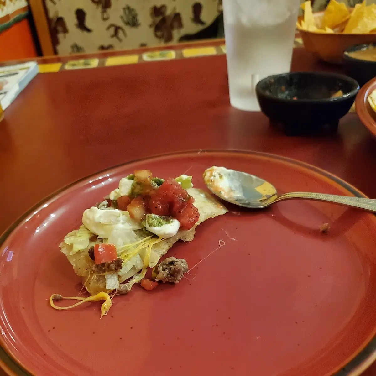 Sour Cream Guacamole Dip with Salsa over a Perfectly Made Carne Asada Quesadilla