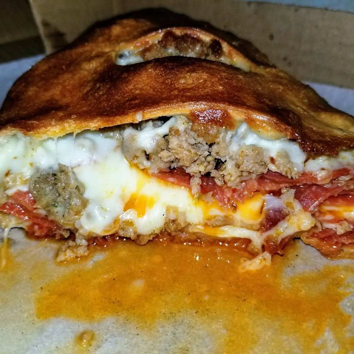 Meat Lover's Stromboli