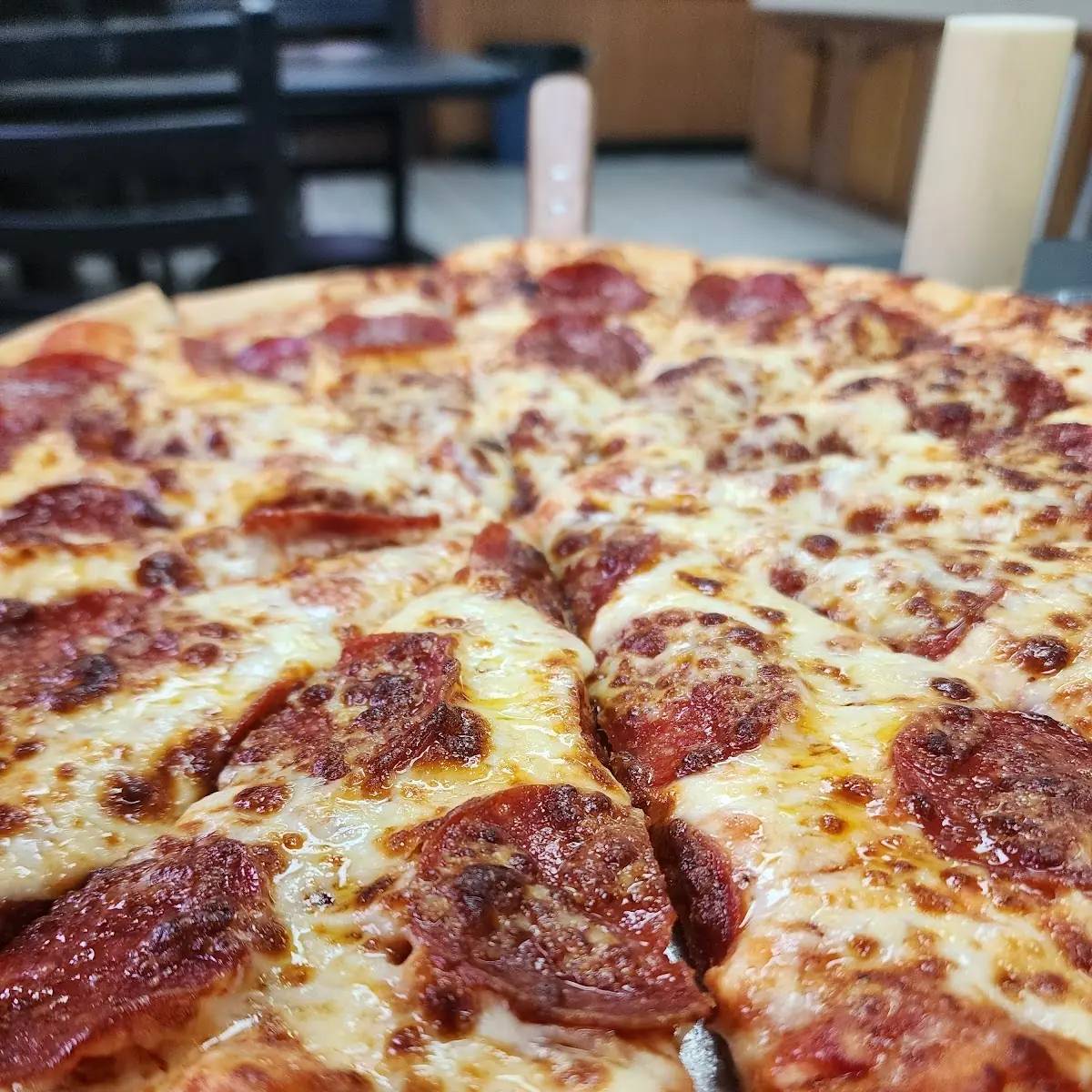 Thin Crust Pepperoni Pizza