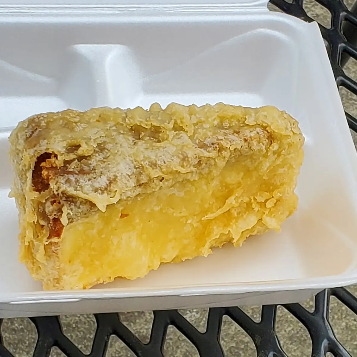 Tempura New York Cheese Cake Slice
