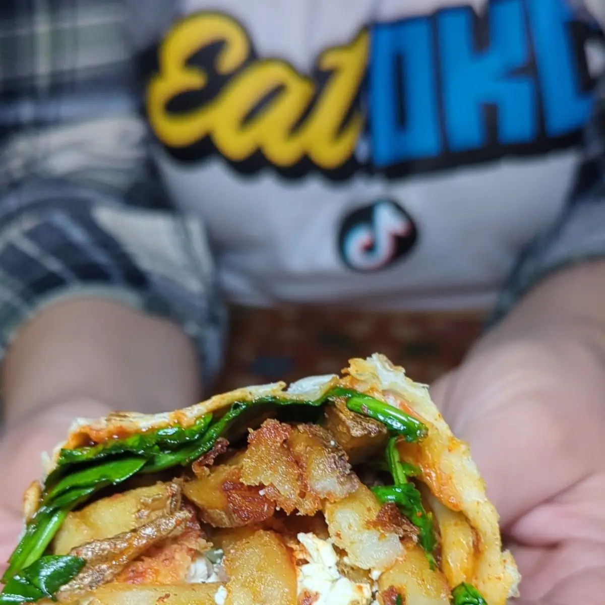 Fried Chicken Burrito