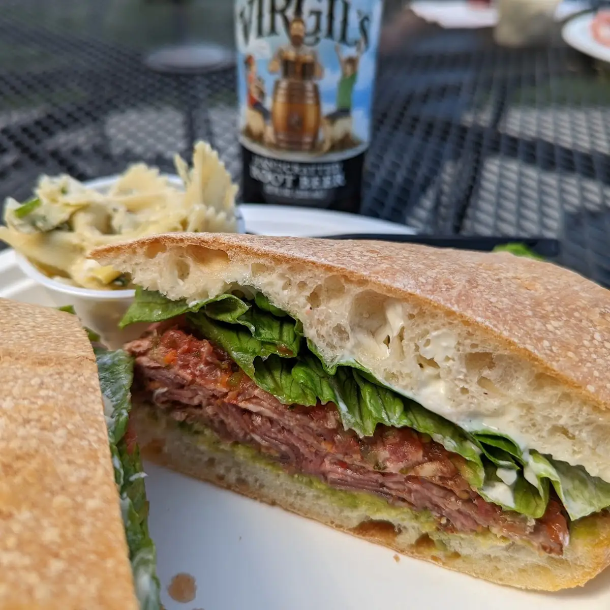 Half & Half Roast Beef