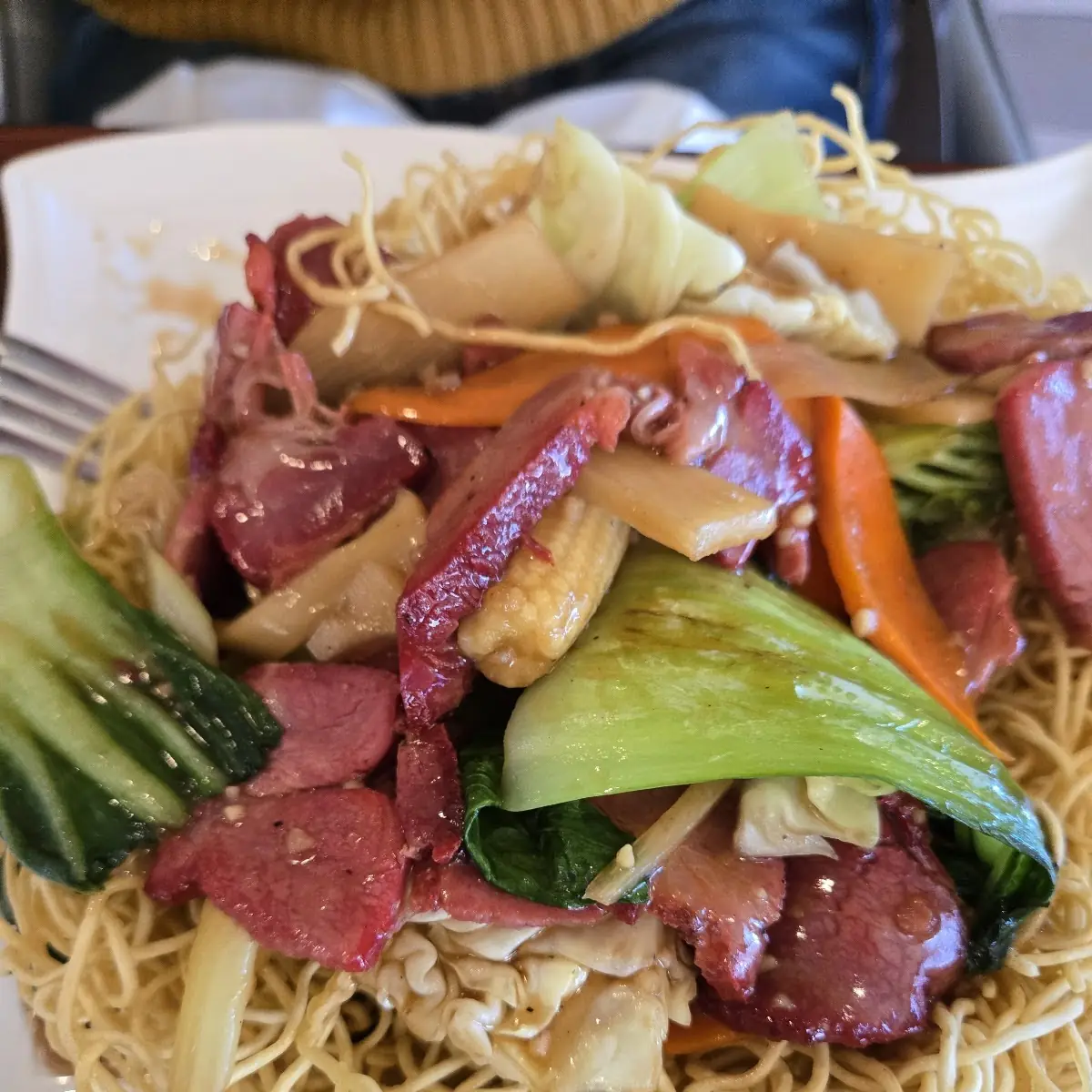 Fried Noodle with BBQ Pork