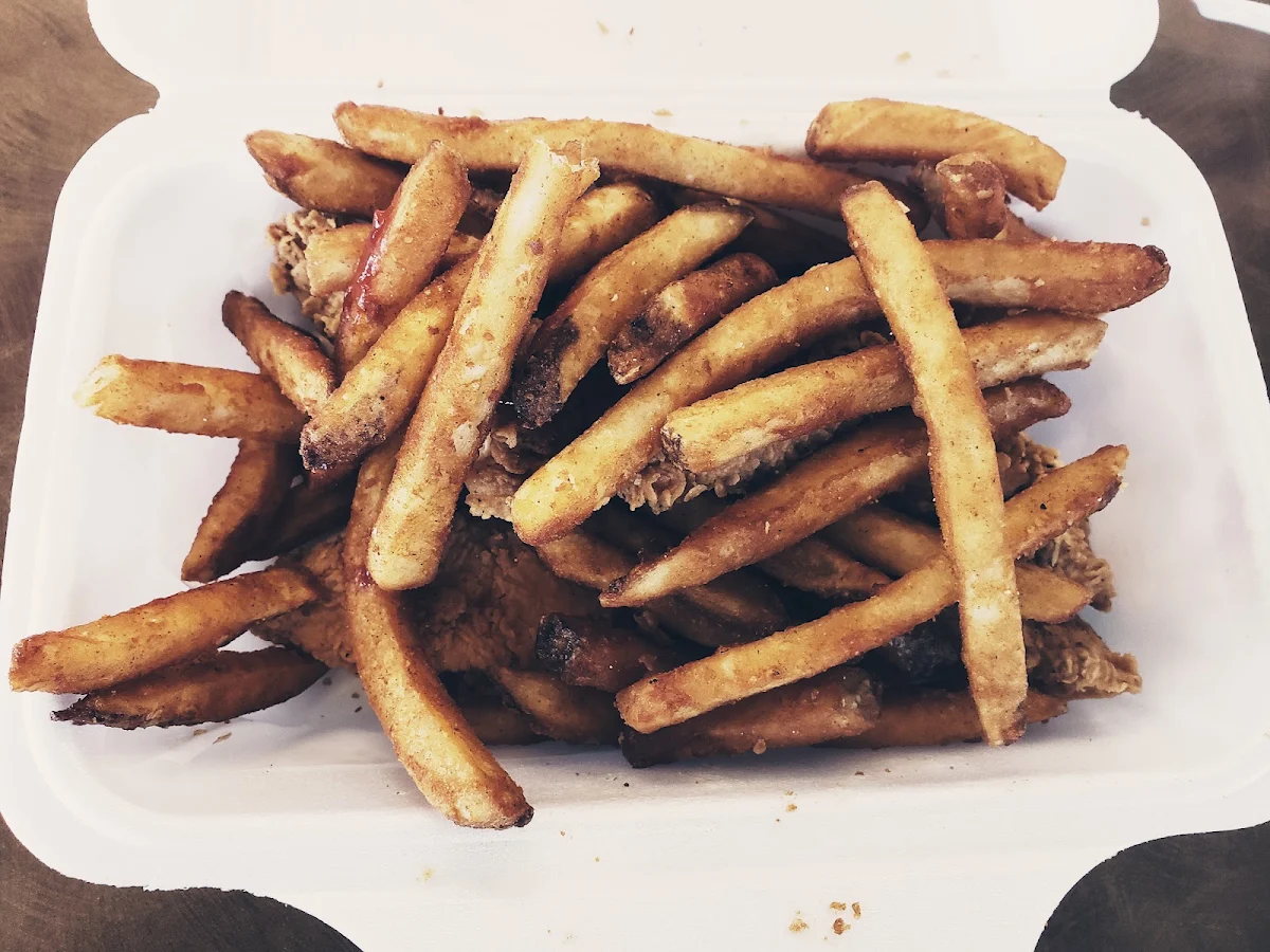 Fried Chicken Tenders and Fries