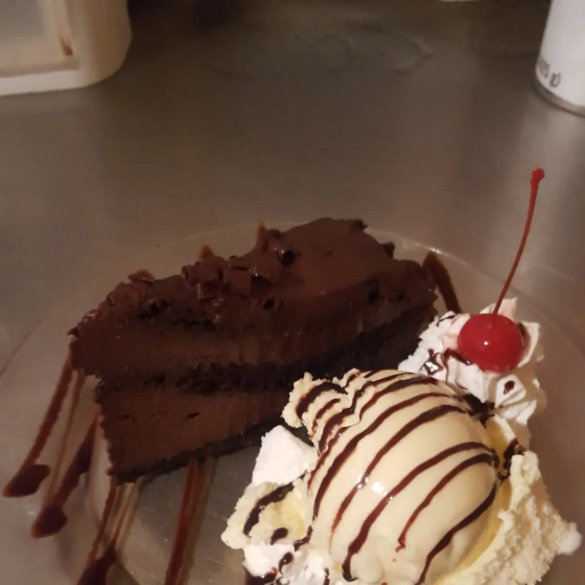 Triple Chocolate Fudge Cake