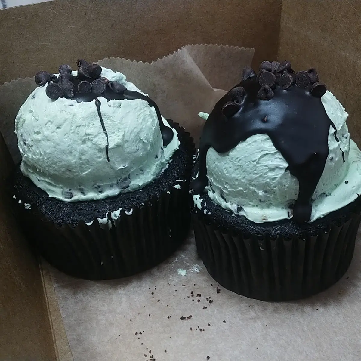 Mint Chocolate Cupcakes