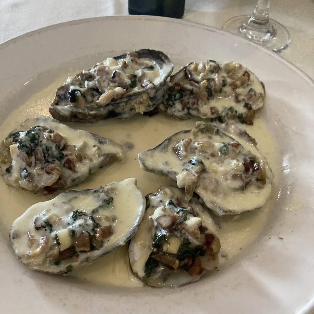Oysters Rockefeller