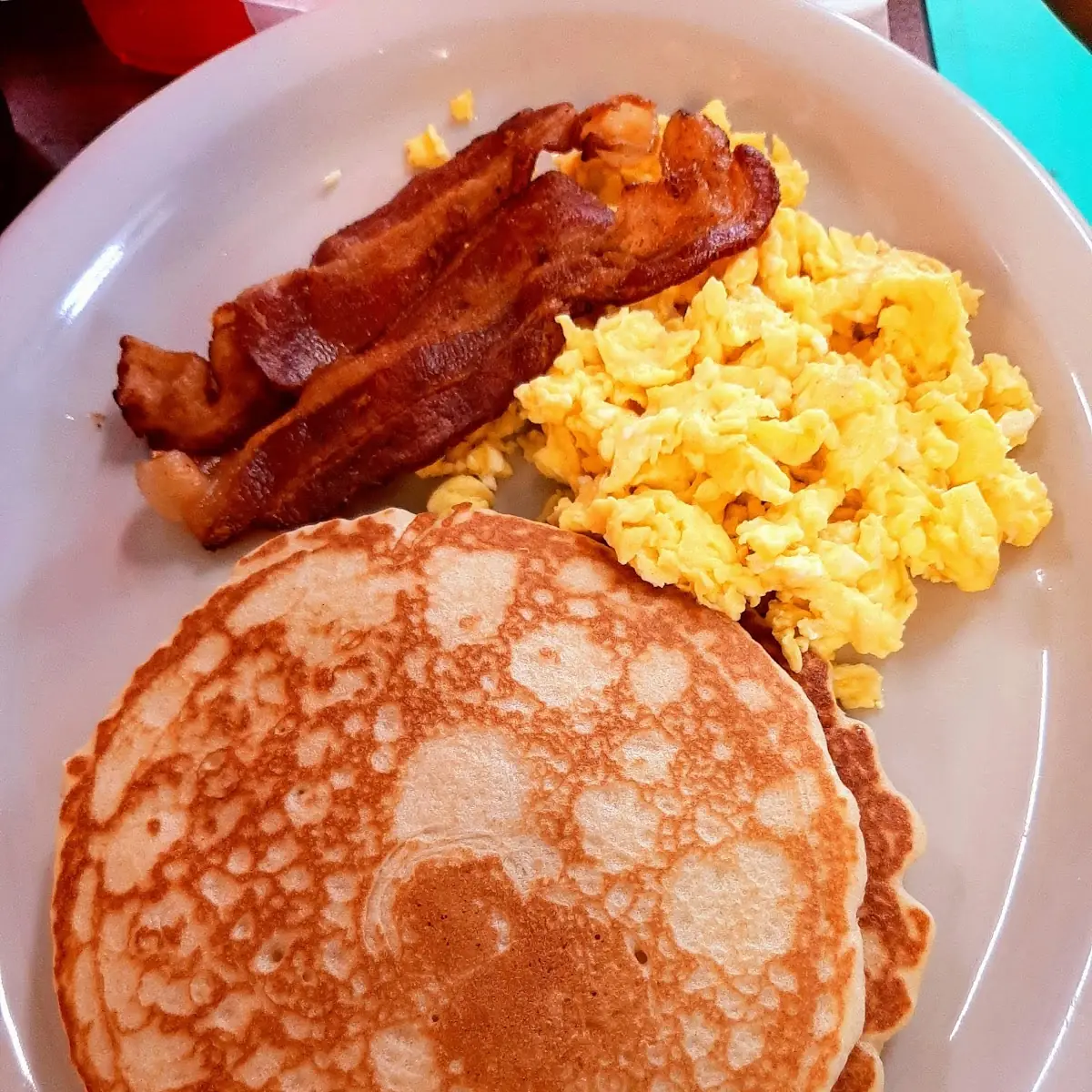 Pancakes Eggs & Bacon