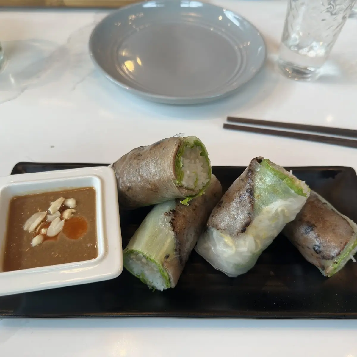 Grilled Beef Salad Rolls
