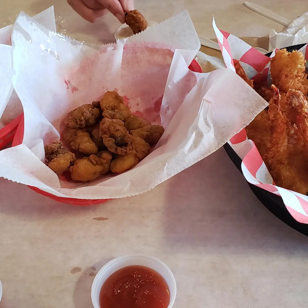 Fried Shrimp Fried Oyster Calamari Rings