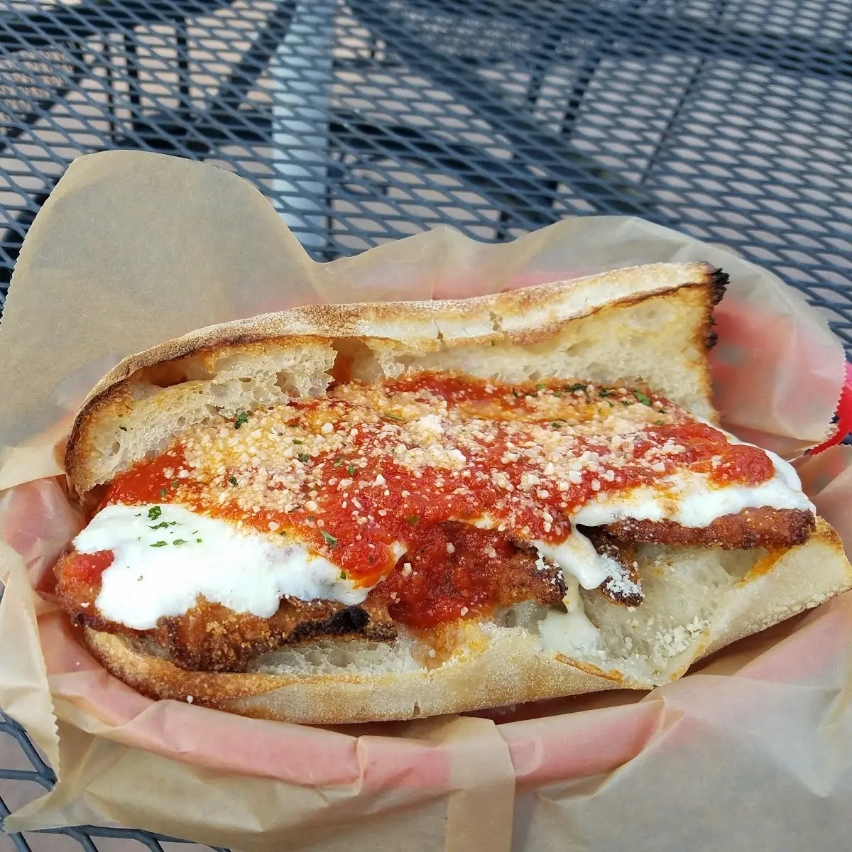 Chicken Parmesan Sandwich