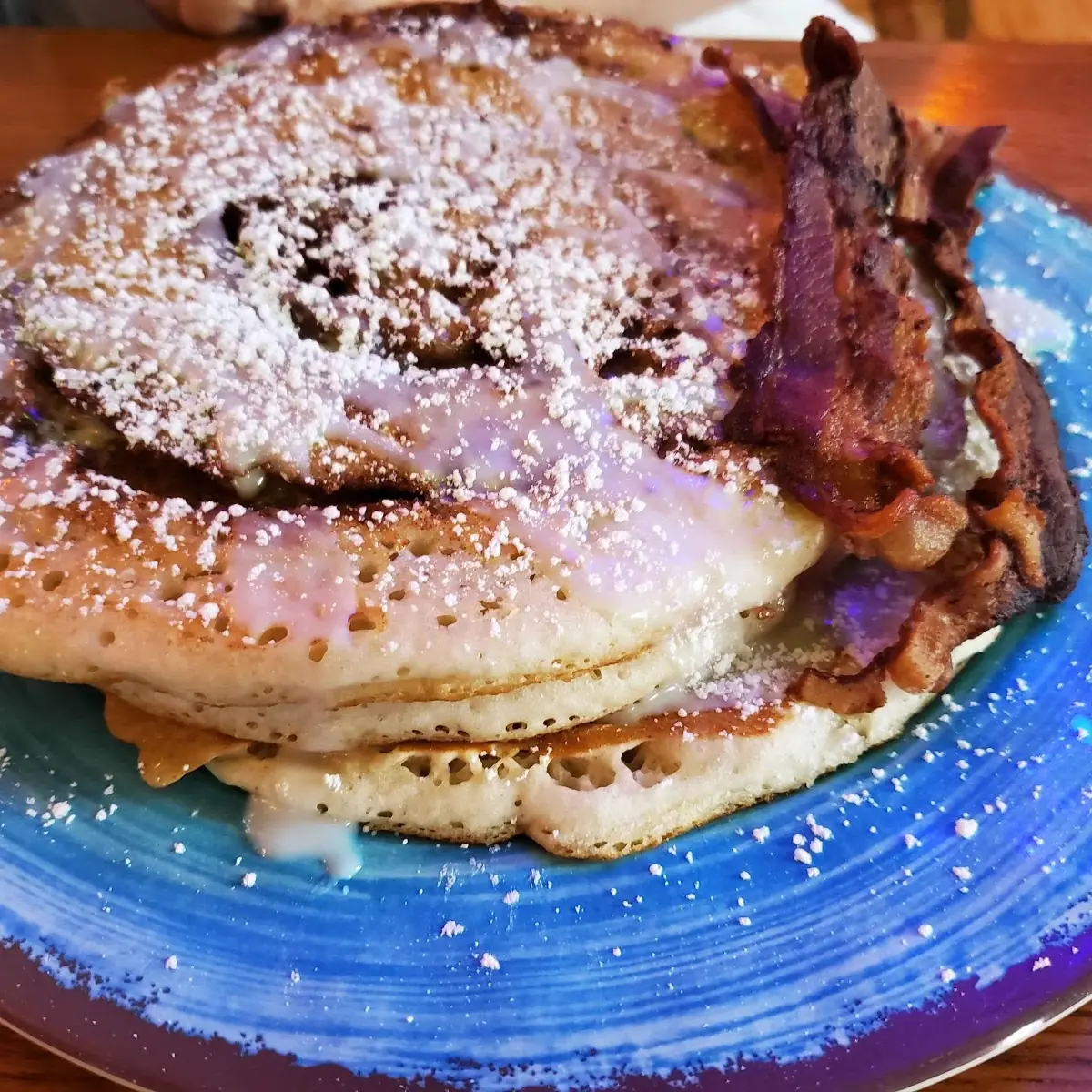Cinnamon Roll Pancakes - cb