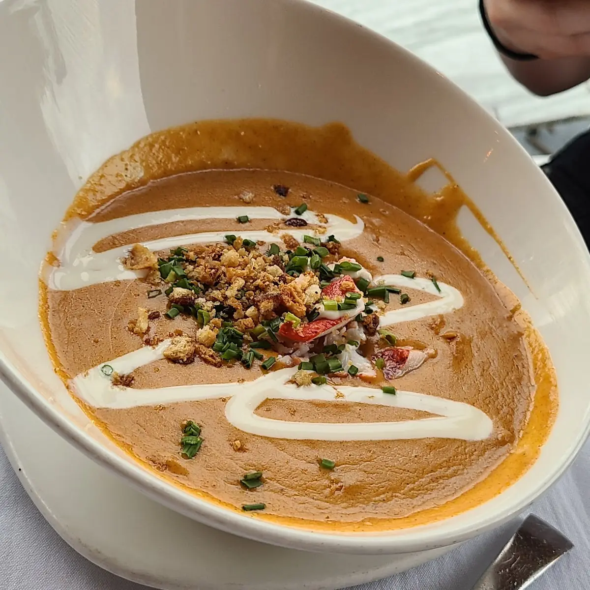 Butter Poached Maine Lobster Bisque