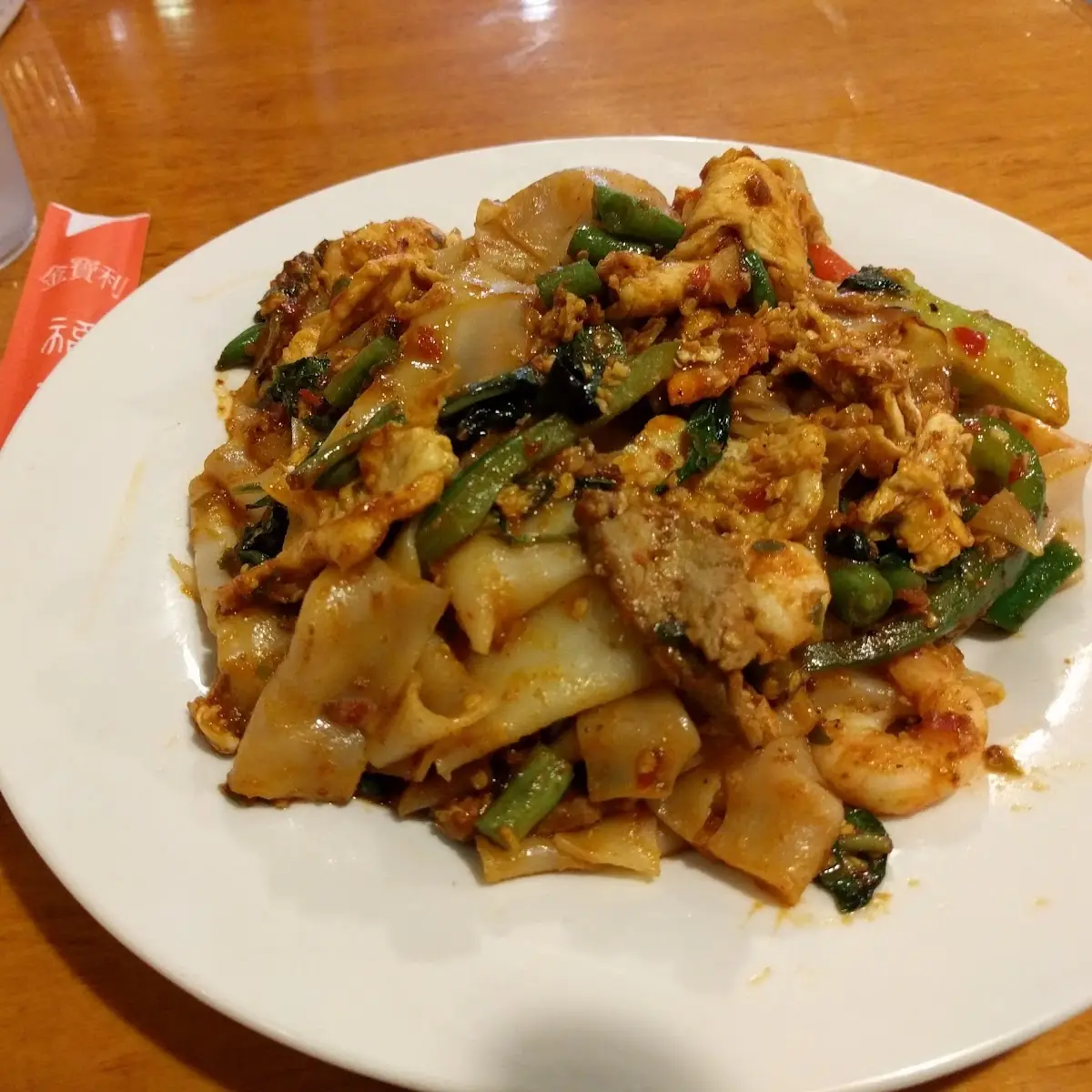 Pad Khee Mao Spicy Basil Drunken Noodles