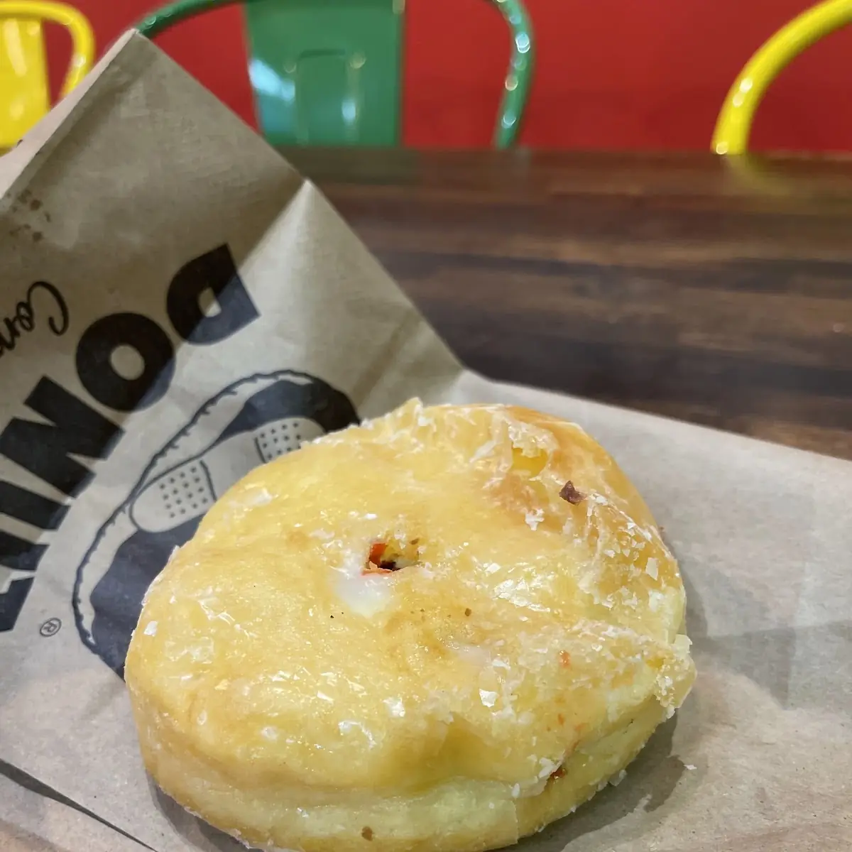 Raspberry Filled Donut