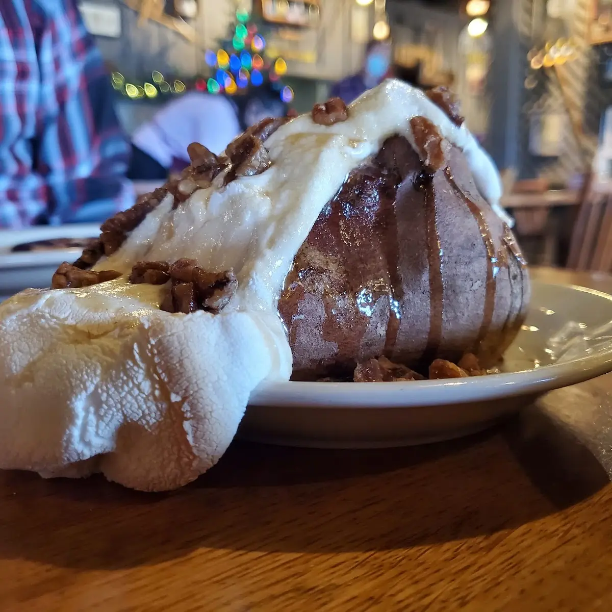 Loaded Sweet Potato with Pecans