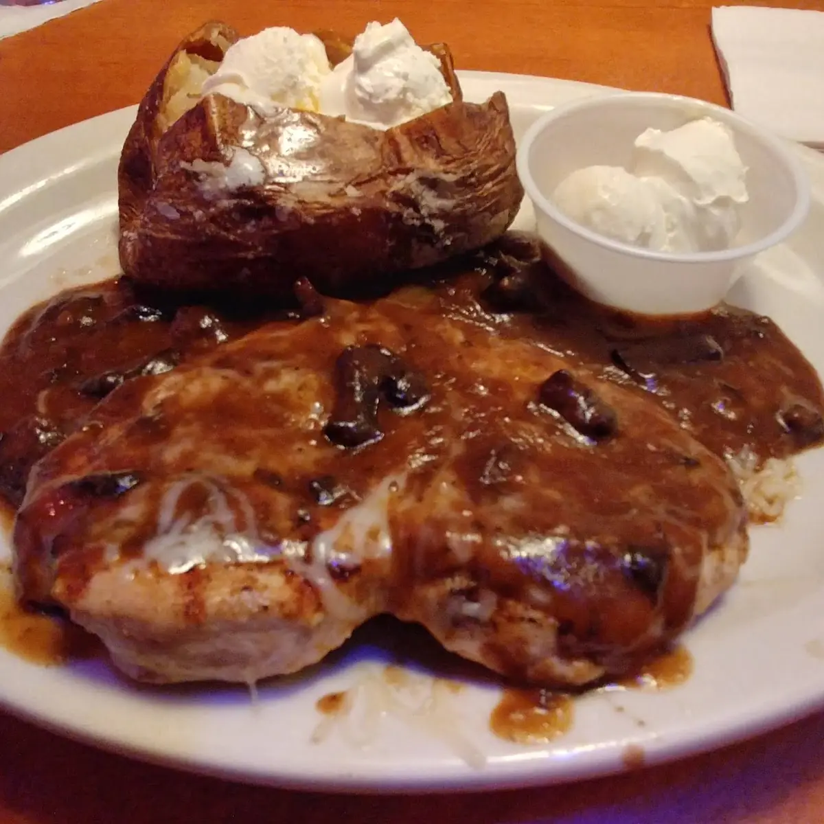 Portobello Mushroom Chicken