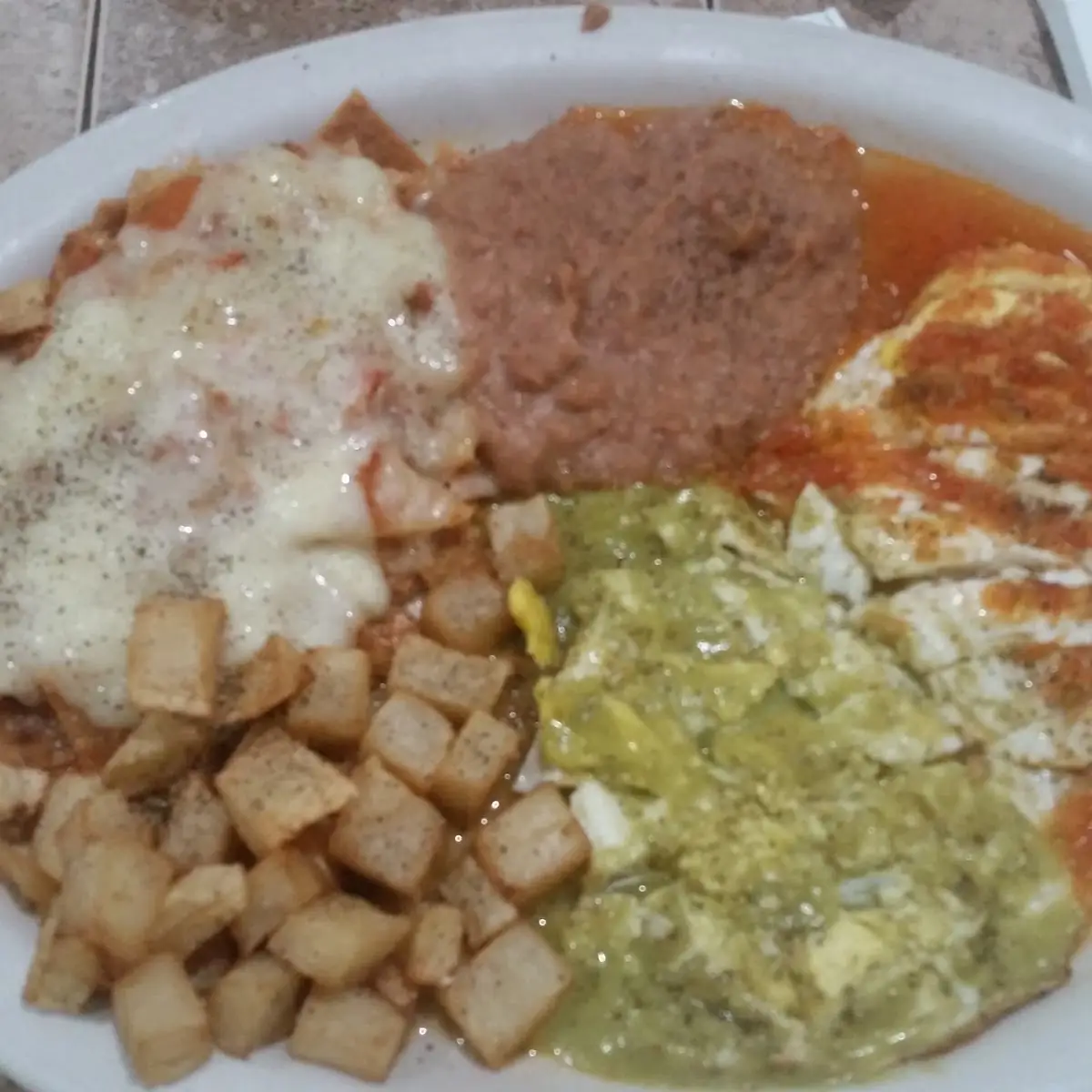 Huevos Divorciados Plate